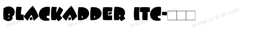 Blackadder ITC字体转换